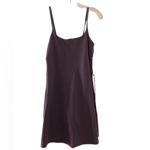 Girlfriend Collective Juliet Strappy Dress Tennis Sport Purple Size L